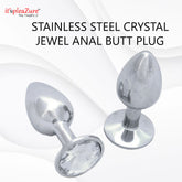 Itspleazure Steel Crystal Butt plug